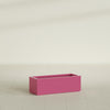 Cuba Large Long Rectangle Fiberglass Planter - 36 in x 14 in x 12 in - Gloss Pink Violet - Gloss Pink Violet,36 in x 14 in x 12 in