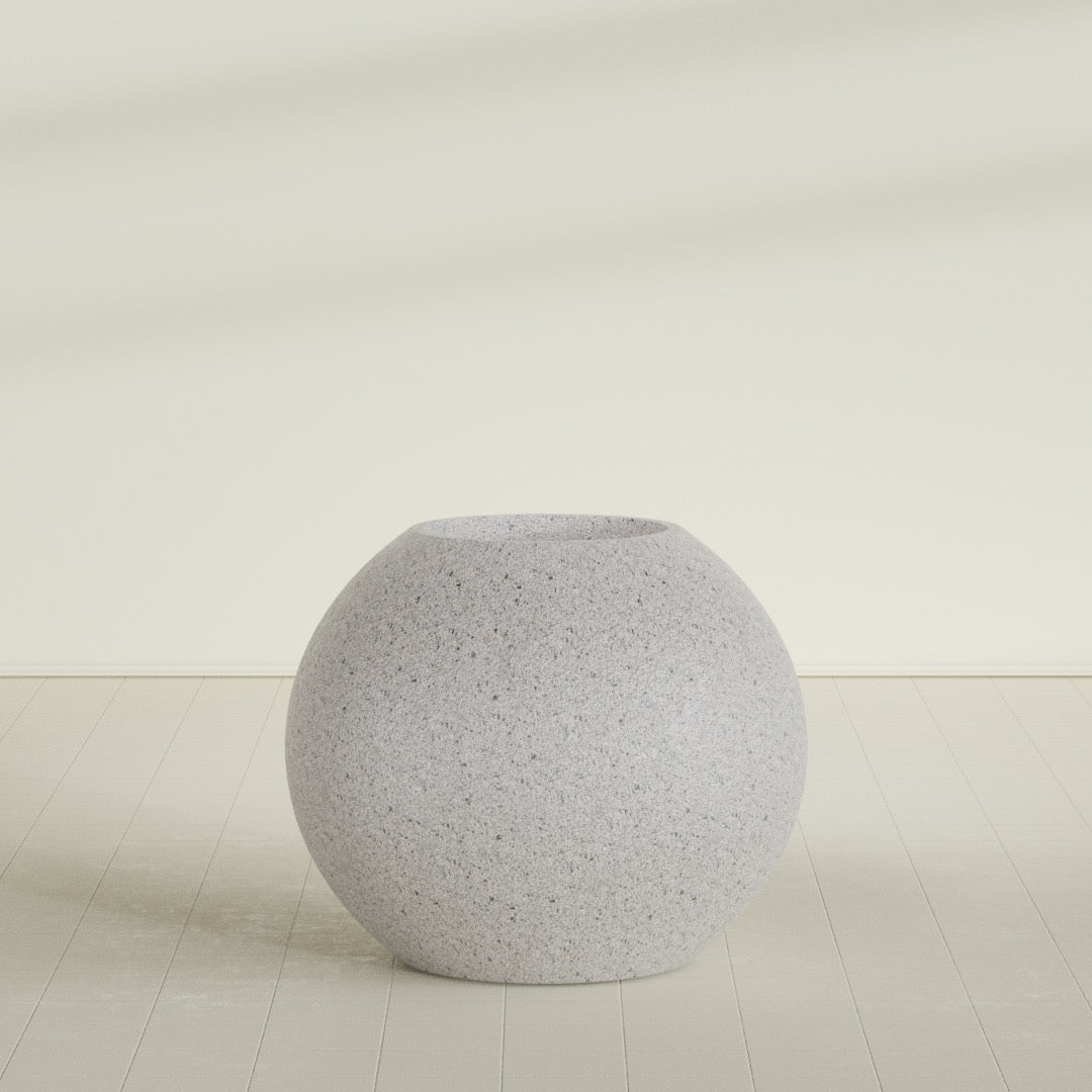 Globe - 36in diam. x 31in - StoneLight - Pearlstone - StoneLight - Pearlstone,36 in x 36 in x 30 in
