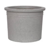 Curbside Cylinder Round Plastic Planter - 14.5 in x 14.5 in x 11.3 in - Cement - Cement,14.5 in x 14.5 in x 11.3 in