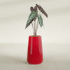 Saigon Large Tapered Round Planter - 14 in x 14 in x 30 in - Gloss Red - Gloss Red,13.7 in x 13.7 in 30 in