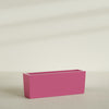 Panama Extra Large Long Rectangle Fiberglass Planter - 48 in x 12 in x 18 in - Gloss Pink Violet - Gloss Pink Violet,48 in x 12 in x 18 in