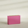 Milano Large Narrow Rectangle Fiberglass Planter - 36 in x 10 in x 24 in - Gloss Pink Violet - Gloss Pink Violet,36 in x 10 in x 24 in