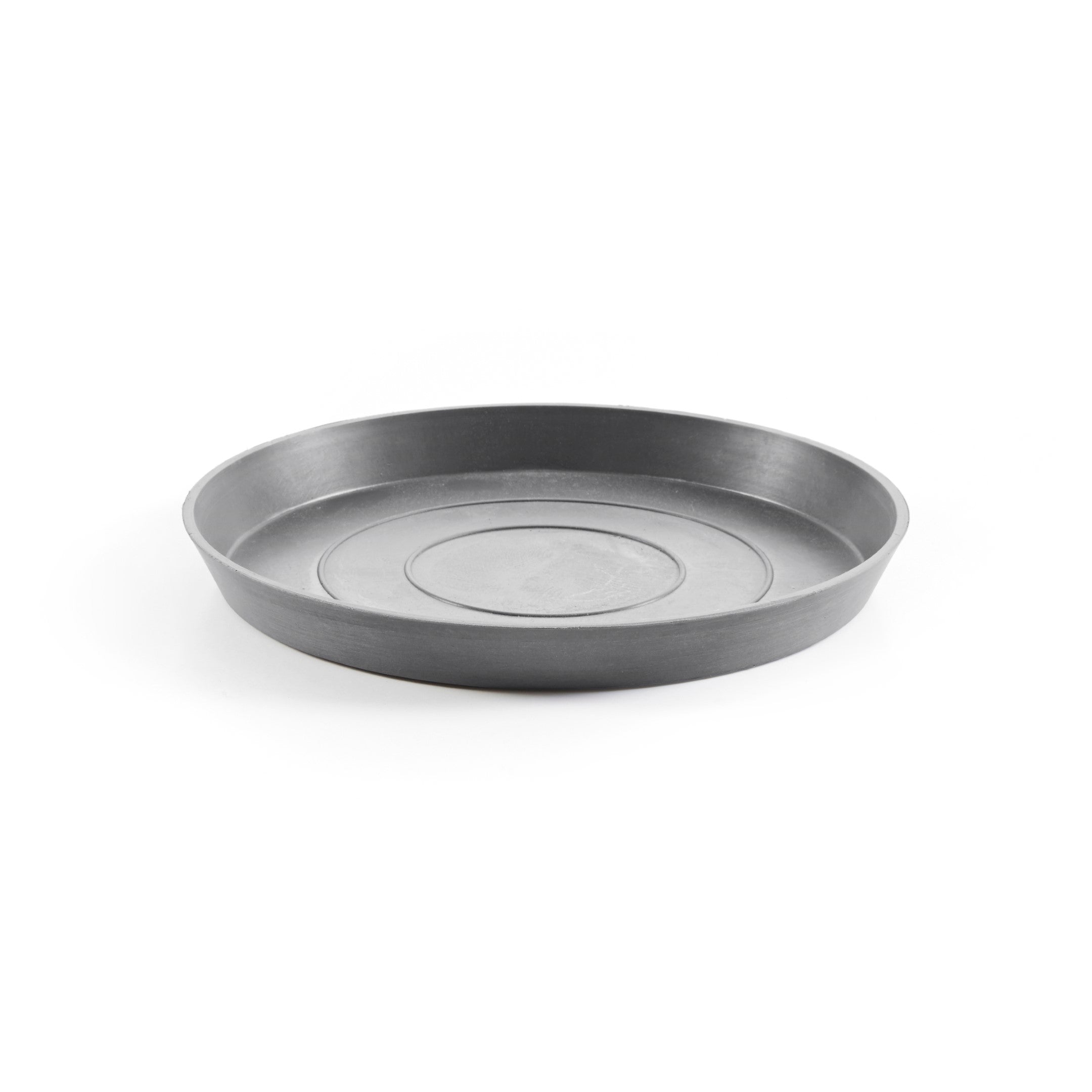 Small Round Saucer - 11.5 in x 11.5 in x 1.3 in - Grey - Grey,11.5 in x 11.5 in x 1.25 in