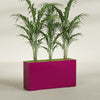 Potsdam Extra Large Long Rectangle Fiberglass Planter - 60 in x 16 in x 32 in - Gloss Eggplant - Gloss Eggplant,60 in x 16 in x 32 in
