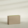 Milano Large Narrow Rectangle Fiberglass Planter - 36 in x 10 in x 24 in - Metallic Gold - Metallic Gold,36 in x 10 in x 24 in
