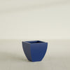 Lima Small Tapered Square Fiberglass Planter - 16 in x 16 in x 16 in - Matte Cobalt Blue - Matte Cobalt Blue,16 in x 16 in x 16 in