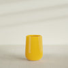 Tall Hayden Medium Round Fiberglass Planter - 15 in x 15 in x 23 in - Gloss Saffron - Gloss Saffron,15 in x 15 in x 23 in