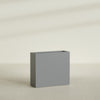 Delray Large Tall Rectangle Fiberglass Planter - 36 in x 12 in x 32 in - Metallic Gunmetal - Metallic Gunmetal,36 in x 12 in x 32 in