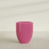 Valencia Large Round Fiberglass Planter - 27 in x 27 in x 31 in - Gloss Pink Violet - Gloss Pink Violet,27 in x 27 in x 31 in