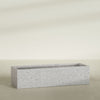 ProTone Fiberglass Premium Finish Extra Large Rectangle Planter - 72 in x 24 in x 18 in - StoneLight - Pearlstone - StoneLight - Pearlstone,72 in x 24 in x 18 in