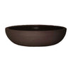 Curbside Table Top Bowl Plastic Planter - 16 in x 16 in x 4 in - Espresso - Espresso,16 in x 16 in x 4 in