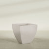 ProTone Fiberglass Premium Finish Large Tapered Square Square Planter - 30 in x 30 in x 30 in - StoneLight - Greystone - StoneLight - Greystone,30 in x 30 in x 30 in