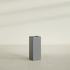 Delray Large Tall Rectangle Fiberglass Planter - 12 in x 12 in x 32 in - Metallic Gunmetal - Metallic Gunmetal,12 in x 12 in x 32 in