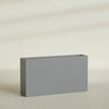 Delray Extra Large Long Rectangle Fiberglass Planter - 60 in x 12 in x 32 in - Metallic Gunmetal - Metallic Gunmetal,60 in x 12 in x 32 in