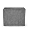 Semplito Rectangular Planter – Concrete Stone Finish – Fiberglass Indoor/Outdoor and Weather-Resistant Large Planter (39.5" L x 19.75" W x 31.5" H Exterior, 39" L x 19.3" W Interior) - Concrete Stone,39.3 in x 19.7 in x 31.5 in