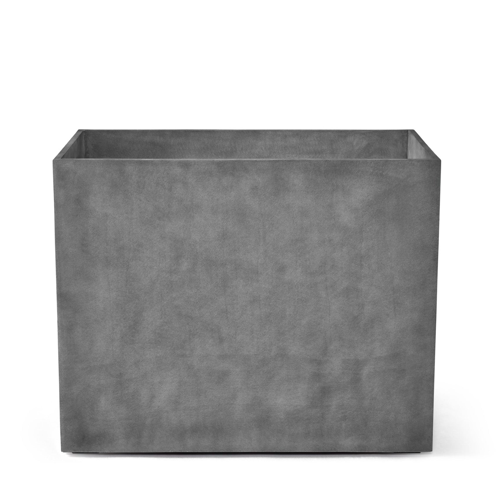 Semplito Rectangular Planter – Concrete Stone Finish – Fiberglass Indoor/Outdoor and Weather-Resistant Large Planter (39.5" L x 19.75" W x 31.5" H Exterior, 39" L x 19.3" W Interior) - Concrete Stone,39.3 in x 19.7 in x 31.5 in