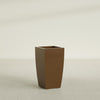 Toulan Large Tall Tapered Square Fiberglass Planter - 16 in x 16 in x 30 in - Metallic Bronze - Metallic Bronze,16 in x 16 in x 30 in