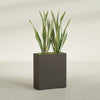 Perth Large Tall Rectangle Fiberglass Planter - 36 in x 16 in x 42 in - Matte Brown - Matte Brown,36 in x 16 in x 42 in