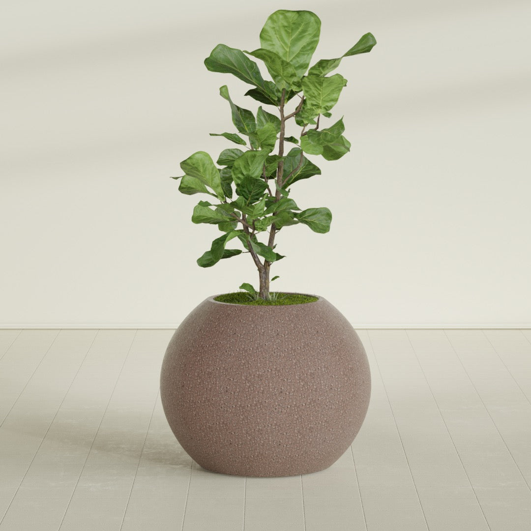 Globe - 30in diam. x 24in - StoneLight - Sunstone - StoneLight - Sunstone,30 in x 30 in x 25 in