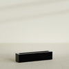 Salon Large Tall Rectangle Fiberglass Planter - 36 in x 8 in x 8 in - Gloss Black - Gloss Black,36 in x 8 in x 8 in