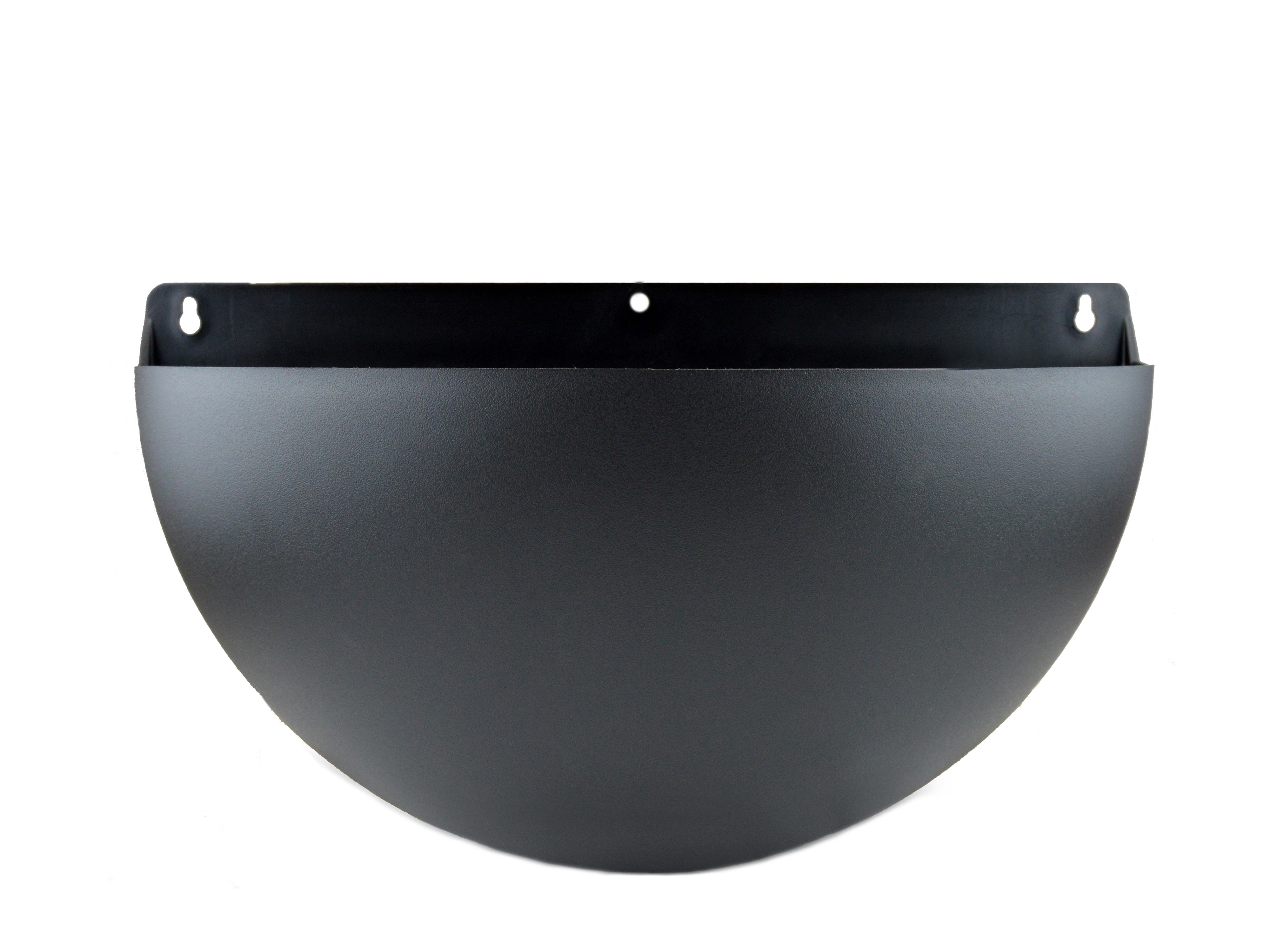 Walton Small Wall Sconce Plastic Planter - 12 in x 7 in x 6 in - Black - Black,12 in x 6 in x 6 in - Black,12 in x 6 in x 6 in