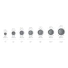 Round Universal Saucer - 11in OD, 8.5in ID - Cloud White - Cloud White,11" Ext. (8.5" Int.)