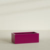 Torino Extra Large Wide Rectangle Fiberglass Planter - 48 in x 24 in x 18 in - Gloss Eggplant - Gloss Eggplant,48 in x 24 in x 18 in