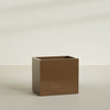 Brisbane Large Rectangle Fiberglass Planter - 36 in x 24 in x 32 in - Metallic Bronze - Metallic Bronze,36 in x 24 in x 32 in