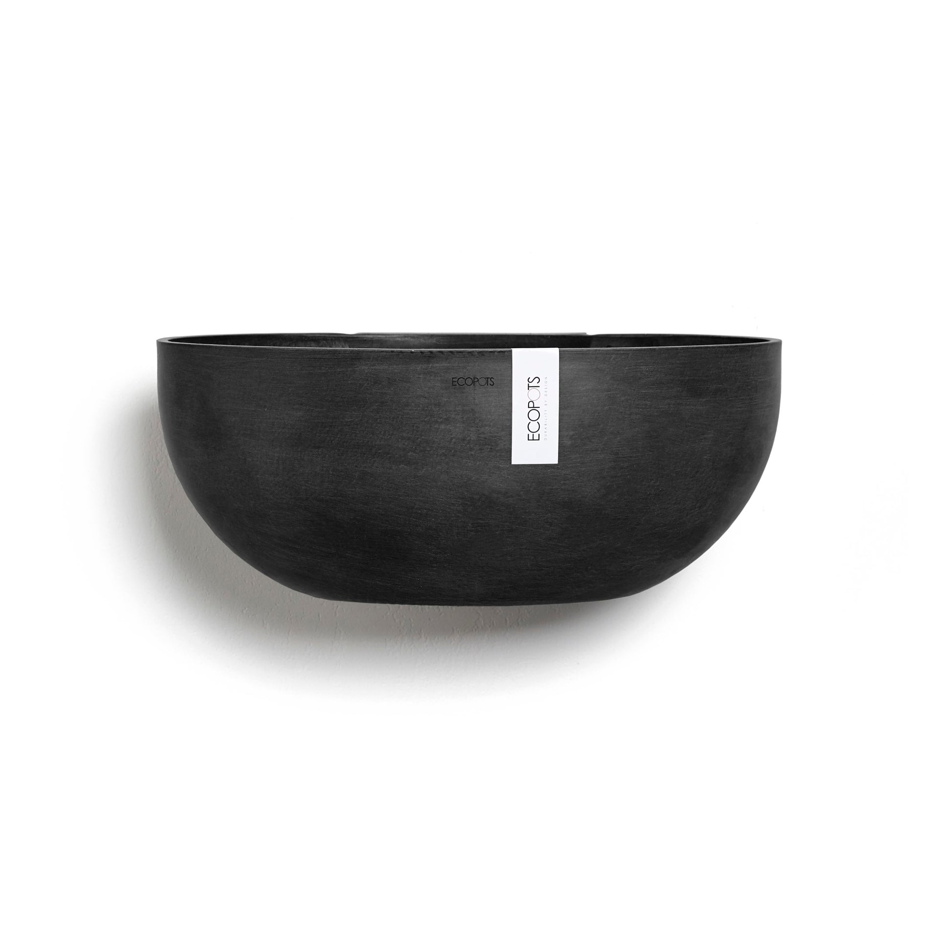 Sofia Wall Small Conical Wall Planter - 16.5 in x 10 in x 7 in - Dark Grey - Dark Grey,16.5 in x 16.5 in x 7 in