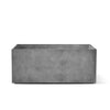 Semplito Rectangular Planter – Concrete Stone Finish – Fiberglass Indoor/Outdoor and Weather-Resistant Large Planter (39.5" L x 19.75" W x 15.75" H Exterior, 39" L x 19.3" W Interior) - Concrete Stone,39.3 in x 19.7 in x 15.7 in