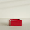 Torino Large Wide Rectangle Fiberglass Planter - 36 in x 24 in x 18 in - Gloss Red - Gloss Red,36 in x 24 in x 18 in