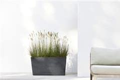 Paris Large Rectangle Planter - 31.5 in x 15 in x 15.75 in - Dark Grey - Dark Grey,31.5 in x 15 in x 15.75 in