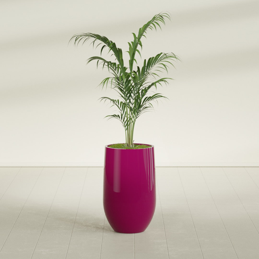 Westfield - 15in diam. x 24in - Gloss Eggplant - Gloss Eggplant,15 in diam. x 24 in H