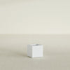 Montroy Small Cube Square Fiberglass Planter - 12 in x 12 in x 12 in - Gloss White - Gloss White,12 in x 12 in x 12 in