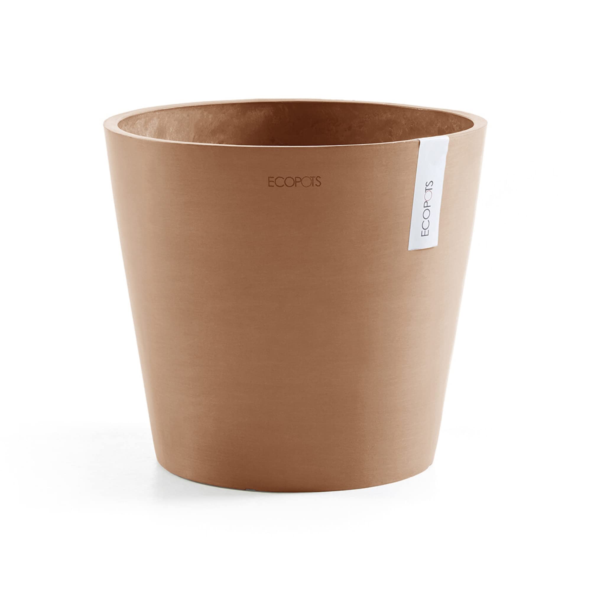 Amsterdam Small Round Planter - 11.8 in x 11.8 in x 10.5 in - Terracotta - Terracotta,11.75 in x 11.75 in x 10.5 in,Planter Only
