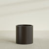 Rio Grande Medium Round Fiberglass Planter - 22 in x 22 in x 22 in - Matte Brown - Matte Brown,22 in x 22 in x 22 in