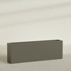 Hollywood Extra Large Narrow Rectangle Fiberglass Planter - 72 in x 12 in x 24 in - Matte Bronze - Matte Bronze,72 in x 12 in x 24 in