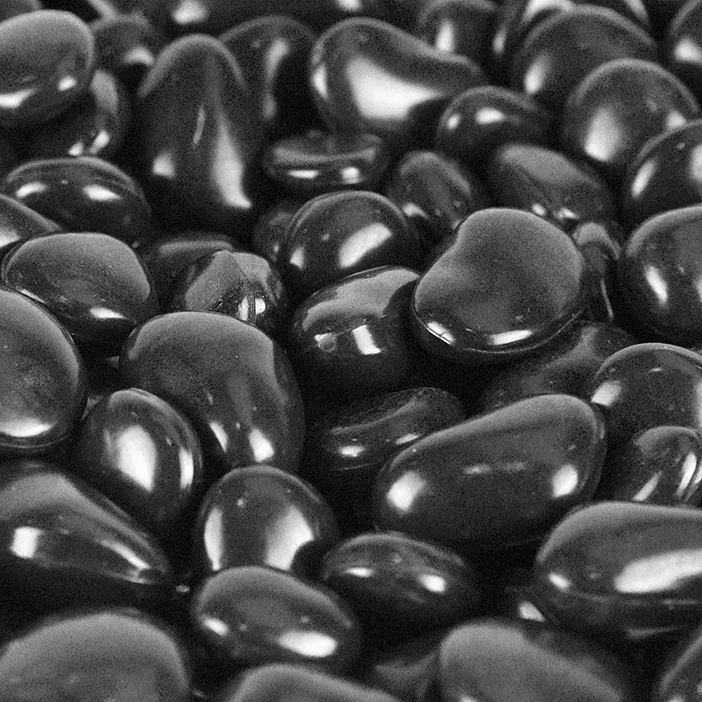 PolyPebbles - White - Bag of Small Rocks (2.4lbs) - Black,Small Pebbles,Single 2.4 lb bag