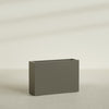Milano Large Narrow Rectangle Fiberglass Planter - 36 in x 10 in x 24 in - Matte Bronze - Matte Bronze,36 in x 10 in x 24 in