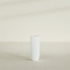 Saint Tropez Large Tall Round Fiberglass Planter - 12 in x 12 in x 32 in - Matte White - Matte White,12 in x 12 in x 32 in