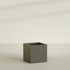 Montroy Large Cube Square Fiberglass Planter - 32 in x 32 in x 32 in - Matte Bronze - Matte Bronze,32 in x 32 in x 32 in
