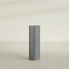 Corry Large Tall Cylinder Fiberglass Planter - 10 in x 10 in x 30 in - Metallic Gunmetal - Metallic Gunmetal,10 in x 10 in x 30 in