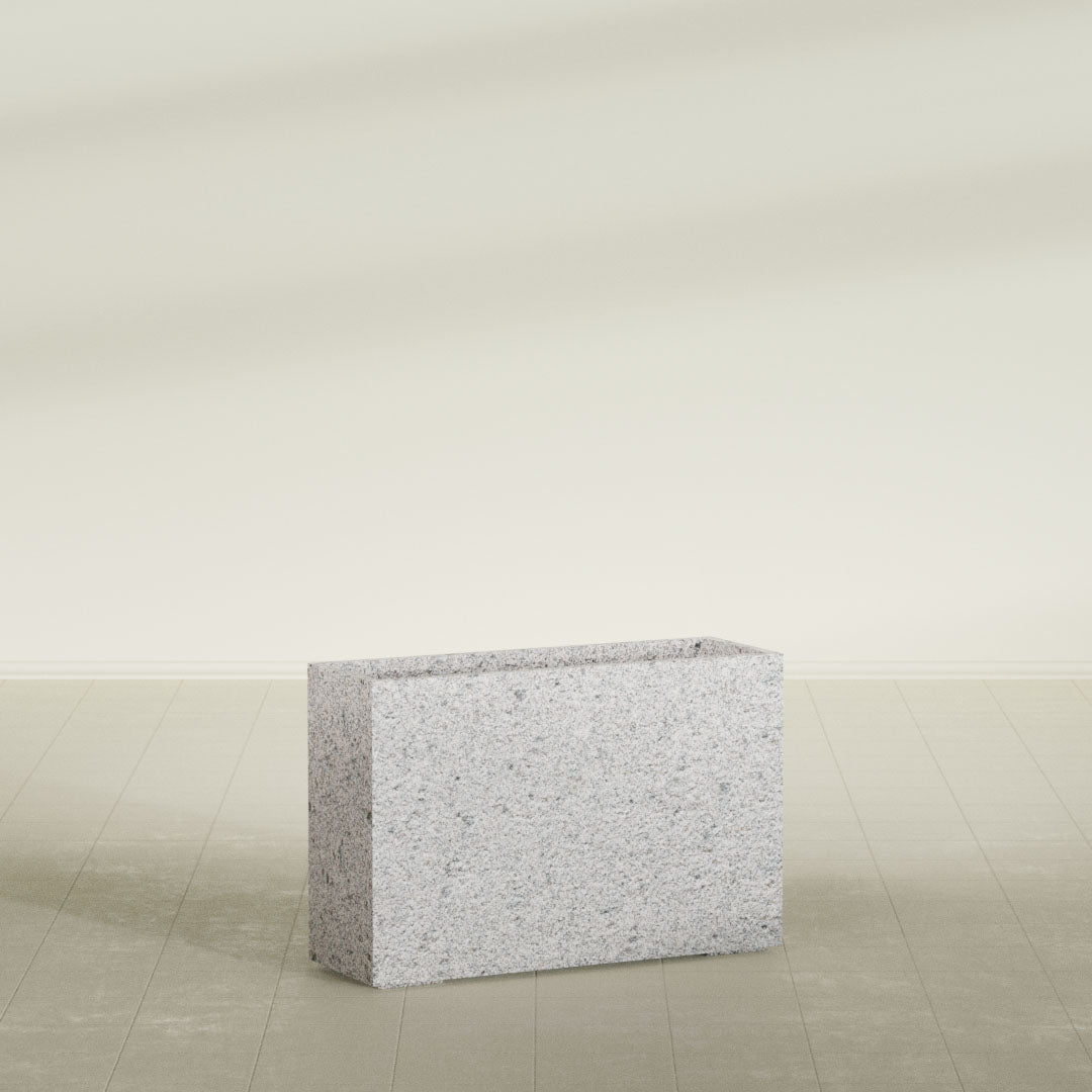 ProTone Fiberglass Premium Finish Extra Large Rectangle Planter - 60 in x 16 in x 32 in - StoneLight - Pearlstone - StoneLight - Pearlstone,60 in x 16 in x 32 in