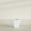 Lima Medium Tapered Square Fiberglass Planter - 20 in x 20 in x 20 in - Matte White - Matte White,20 in x 20 in x 20 in