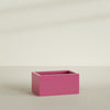 Torino Large Wide Rectangle Fiberglass Planter - 36 in x 24 in x 18 in - Gloss Pink Violet - Gloss Pink Violet,36 in x 24 in x 18 in