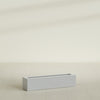 Salon Large Tall Rectangle Fiberglass Planter - 36 in x 8 in x 8 in - Metallic Silver - Metallic Silver,36 in x 8 in x 8 in