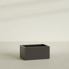Torino Large Wide Rectangle Fiberglass Planter - 36 in x 24 in x 18 in - Matte Brown - Matte Brown,36 in x 24 in x 18 in