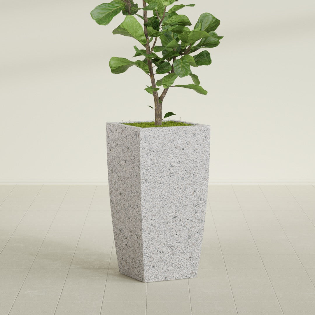 Tapered Column - 18in x 18in x 36in - StoneLight - Greystone - StoneLight - Greystone,18 in x 18 in x 36 in