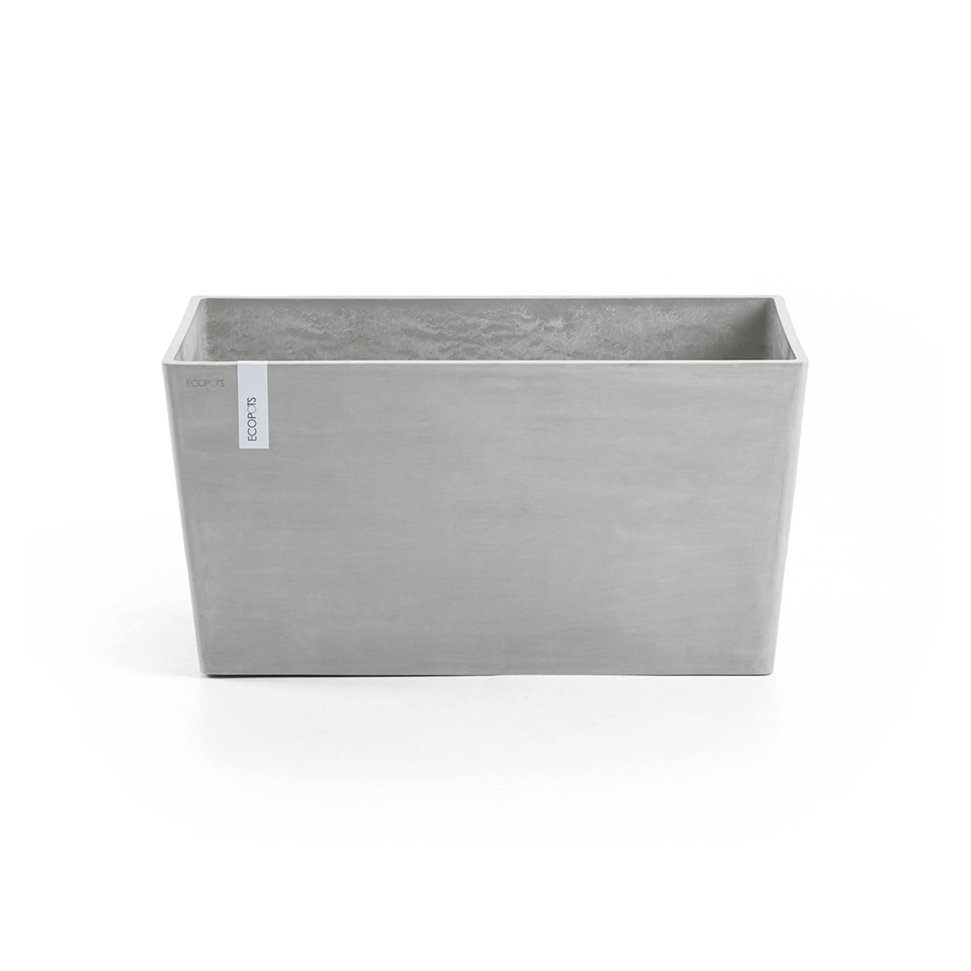 Paris Large Rectangle Planter - 31.5 in x 15 in x 15.75 in - White Grey - White Grey,31.5 in x 15 in x 15.75 in