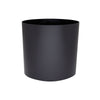Cylinder Small Round Plastic Planter - 16 in x 16 in x 16 in - Matte Black - Matte Black,16 in x 16 in x 16 in